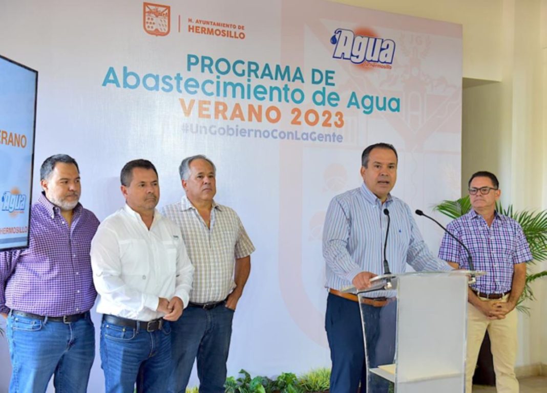Presenta Toño Astiazarán plan de servicio eficiente de agua para el verano