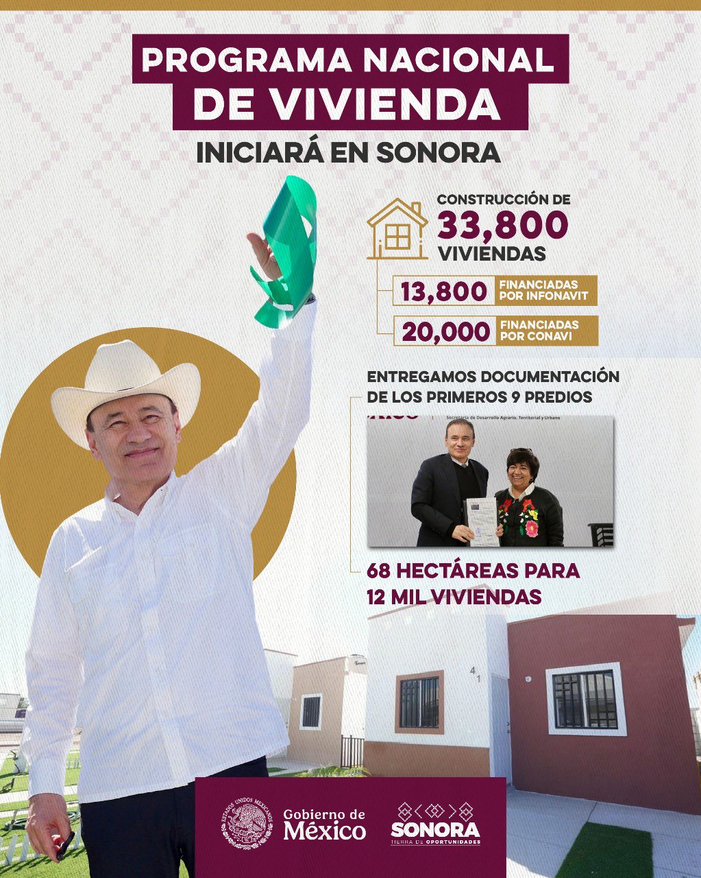 Arranca en Sonora programa de vivienda; Buscan rectoría de Unison
