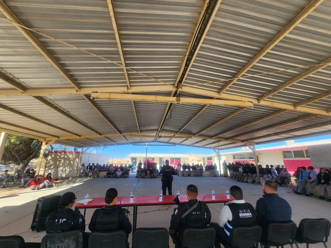 Continúan en SLRC llevando prevención de delitos a planteles escolares