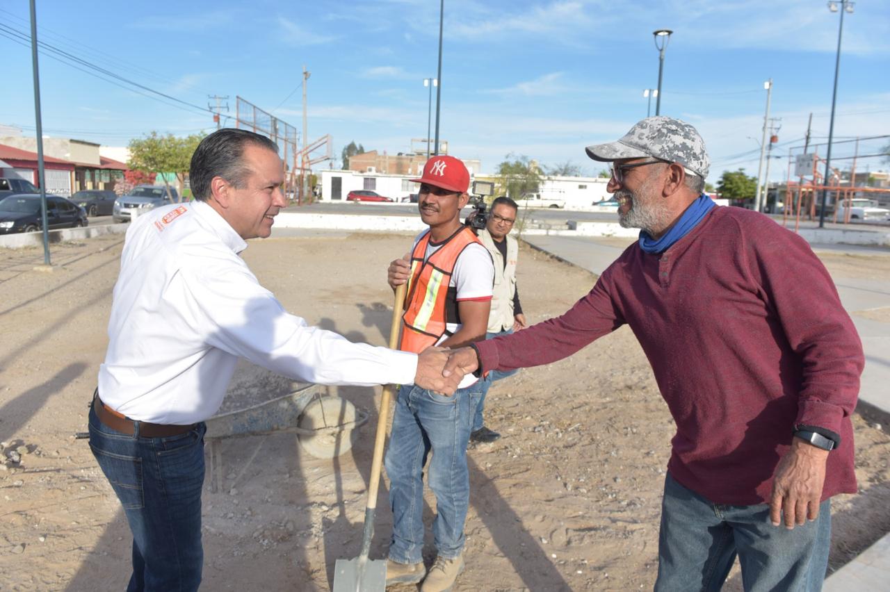 Cumple Toño Astiazarán a vecinos de la Nuevo Hermosillo con rehabilitación de parque aprobada en presupuesto CRECES