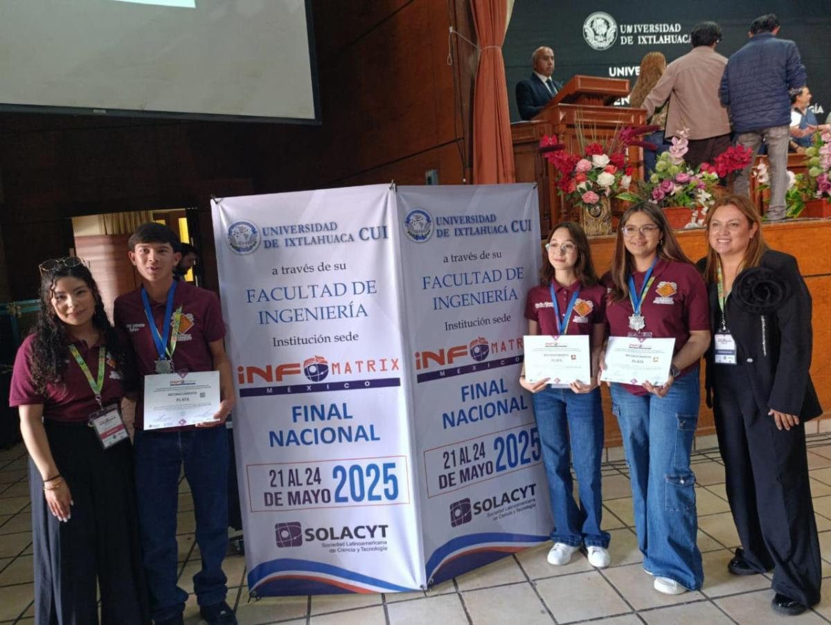 Ganan estudiantes de Cecyte Sonora medalla de plata en competencia nacional de ciencia y tecnología