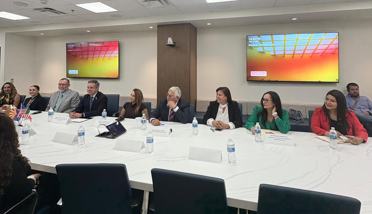 Dialogan legisladores del Congreso de Sonora y de Arizona sobre comercio y desarrollo regional