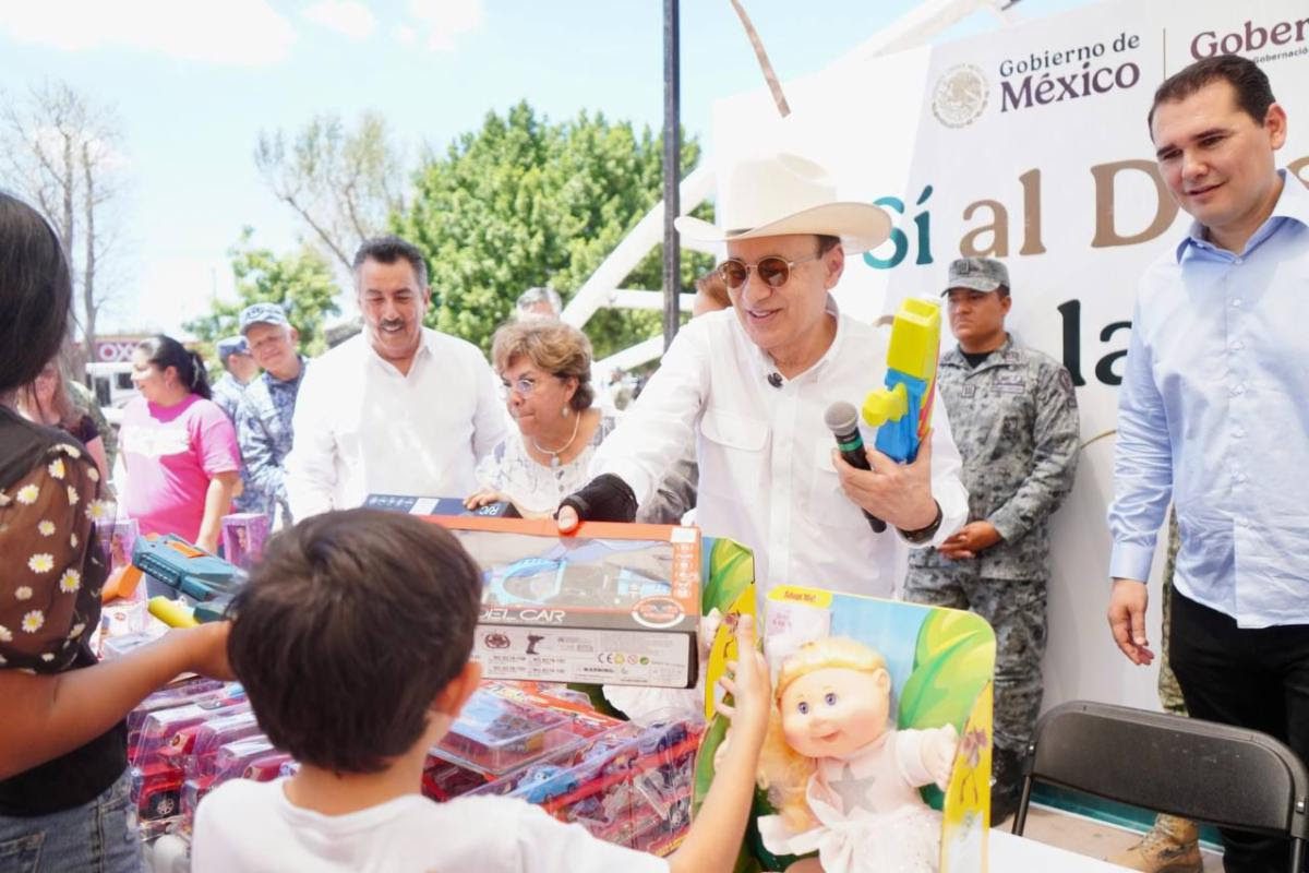 Gobernador Durazo y Bárcena refuerzan estrategia de paz en Cajeme