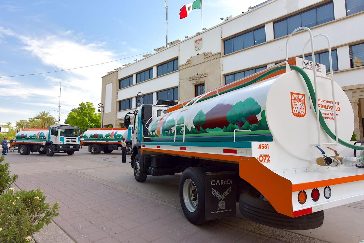 Fortalece Toño Astiazarán atención a zona rural con entrega de cuatro pipas nuevas