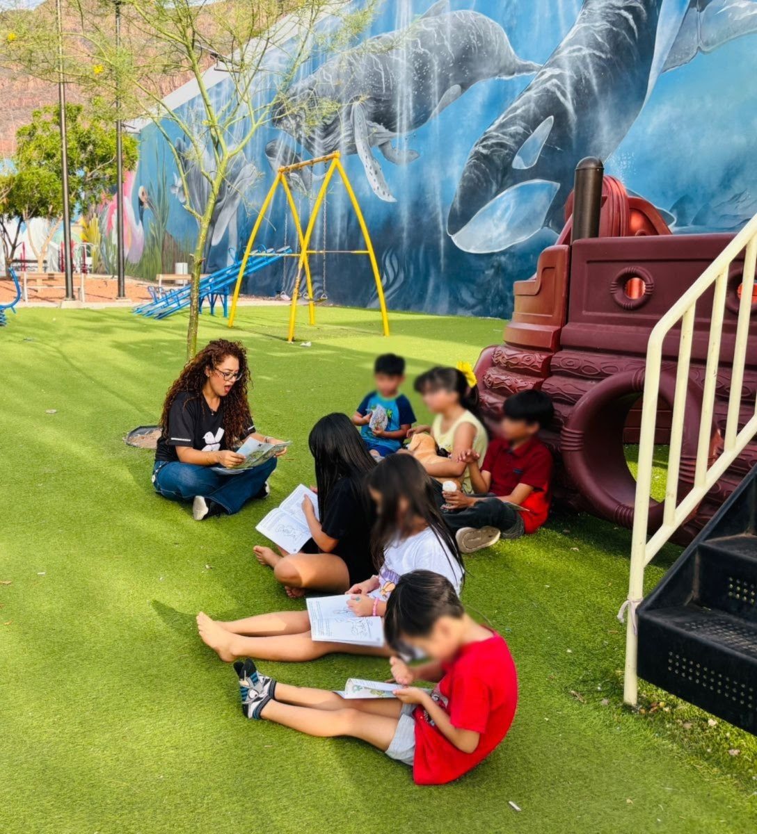 Beneficia Gobierno de Sonora a niñez con parque lineal del Complejo de Seguridad de Guaymas