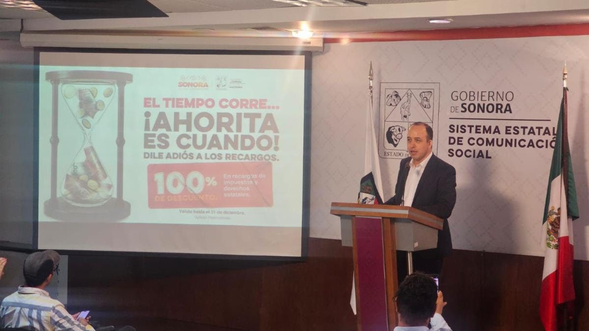 Ofrece Gobierno del Estado descuentos del 100% en recargos durante el Buen Fin 2025