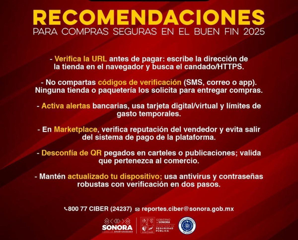 Advierte Unidad Cibernética riesgo de fraudes por compras en línea en el “Buen Fin”