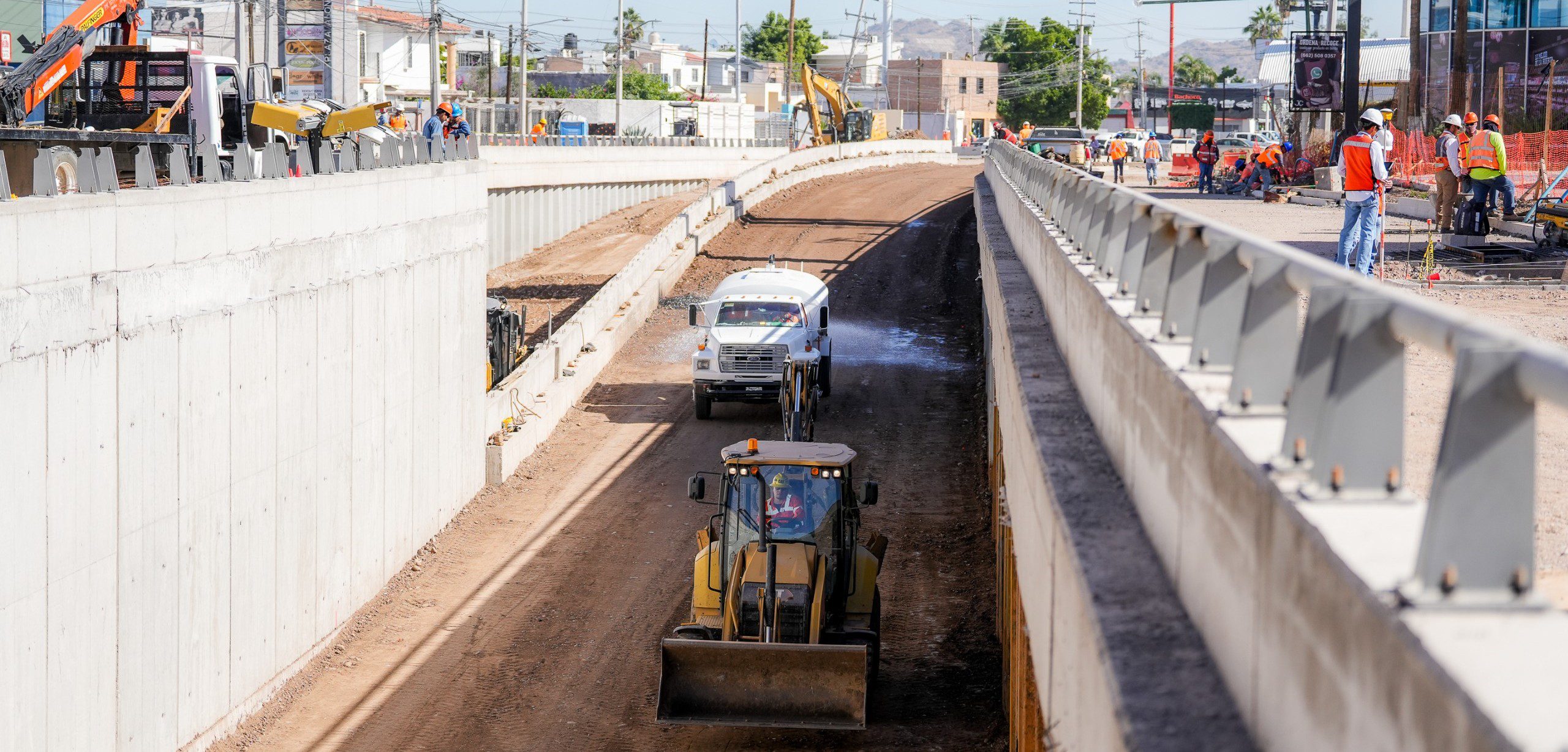 Lleva un avance del 80% el paso a desnivel Colosio-Solidaridad
