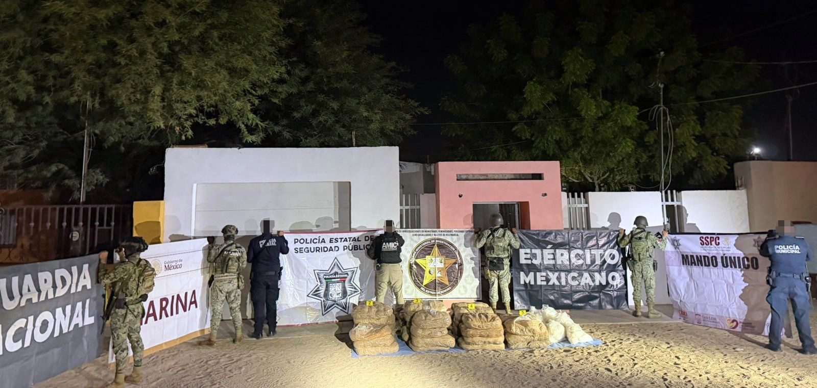 Incautan casi media tonelada de metanfetamina en San Luis Río Colorado