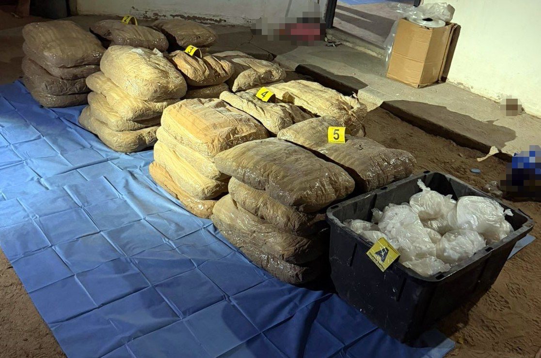 Mesa Estatal de Seguridad decomisa cerca de media tonelada de metanfetamina en operativos en San Luis Río Colorado