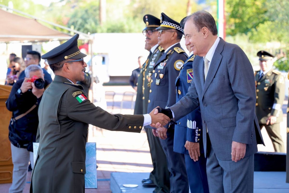 Reconoce Gobernador Durazo esfuerzo y compromiso de Fuerzas Armadas con la seguridad de Sonora