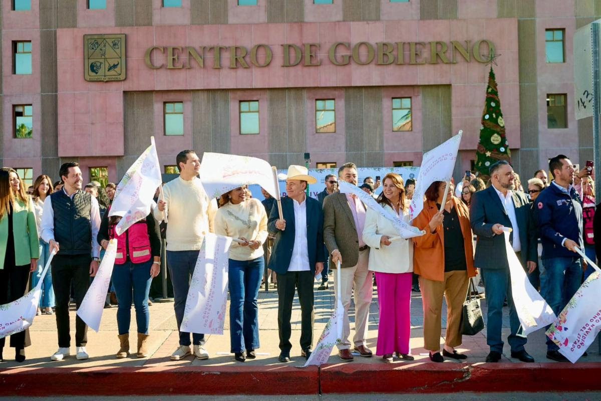 Encabeza Gobernador Durazo Operativo Navideño; entregarán más de 250 mil apoyos a familias