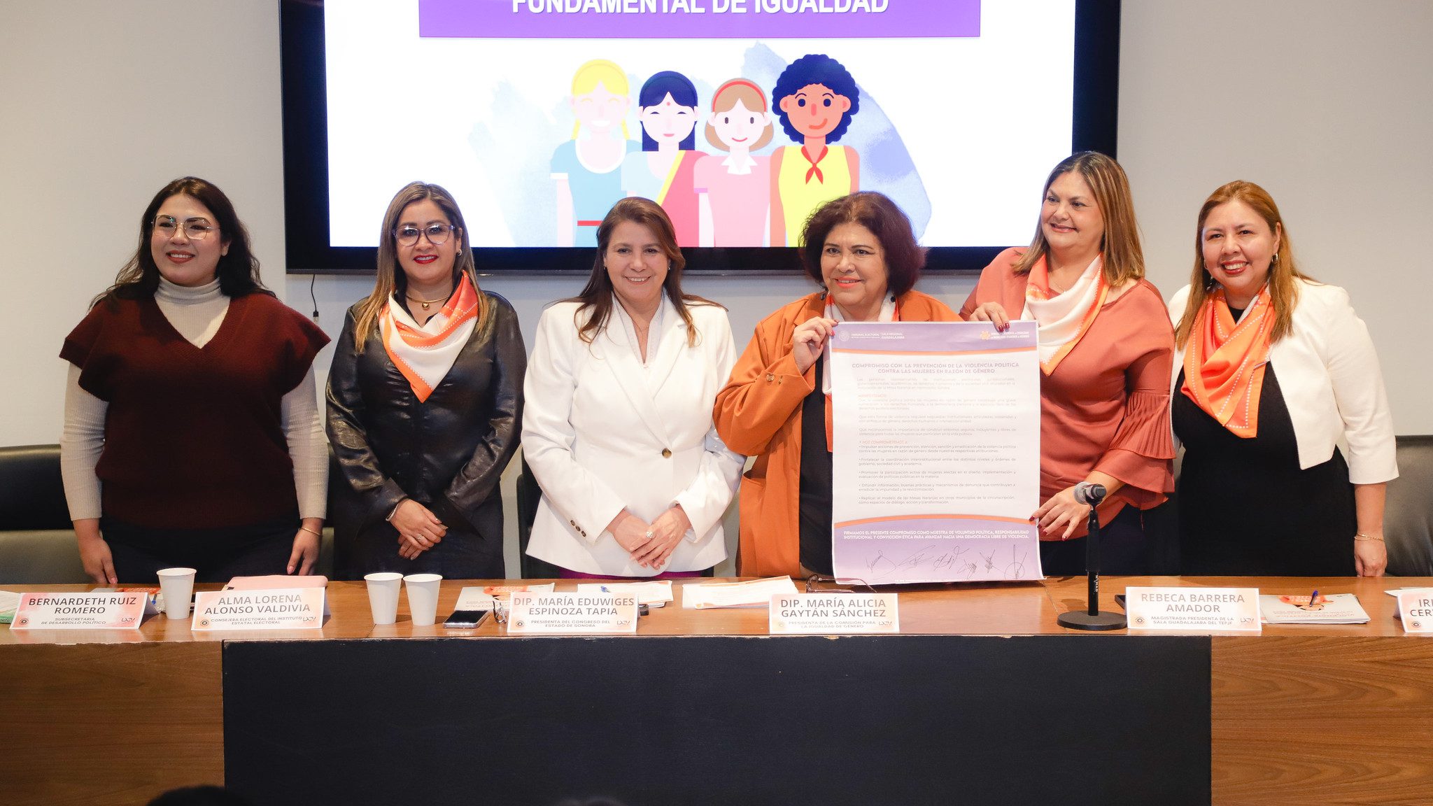 Instala Congreso la Mesa Naranja para prevenir y erradicar la violencia política contra las mujeres