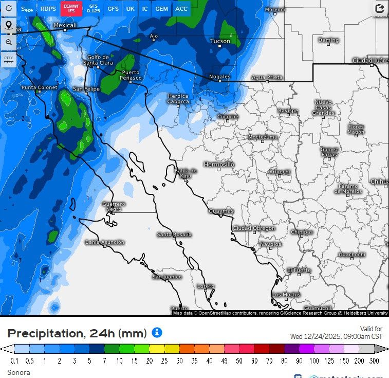 Pronostican vientos fuertes, lloviznas y contrastes de temperatura durante la semana