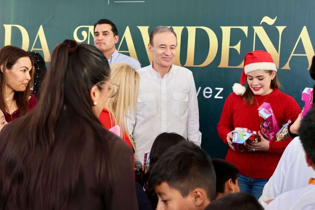 Lleva Gobernador Durazo alegría y bienestar a miles de familias con el Operativo Navideño