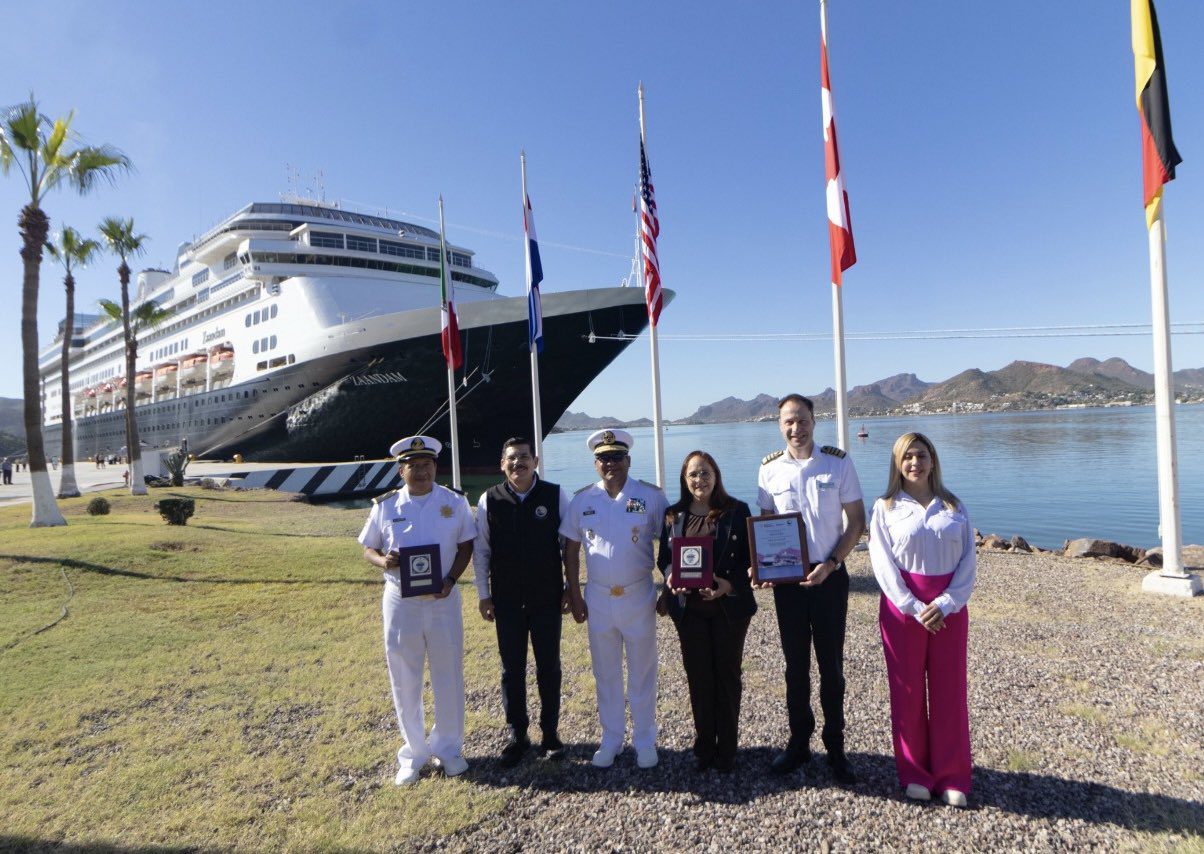 Llega Crucero Zaandam a Guaymas