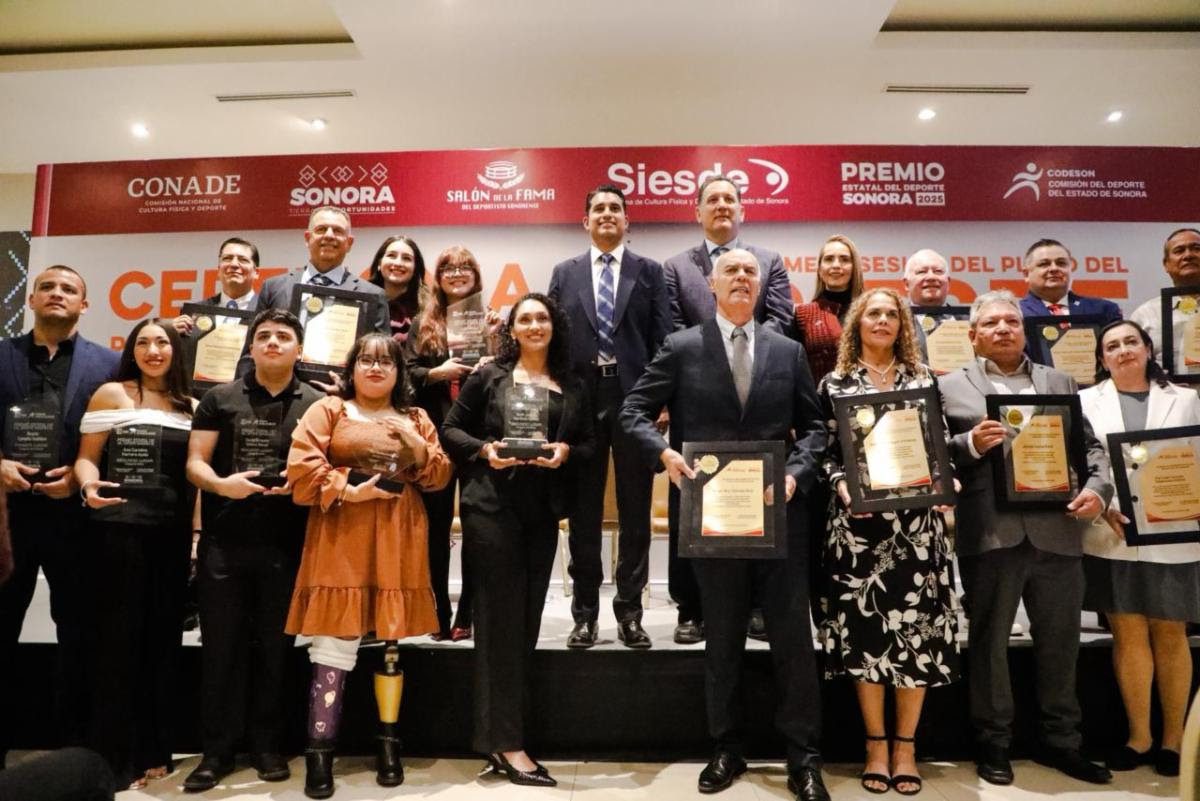 Reconocen a grandes luminarias que han puesto en alto al deporte sonorense
