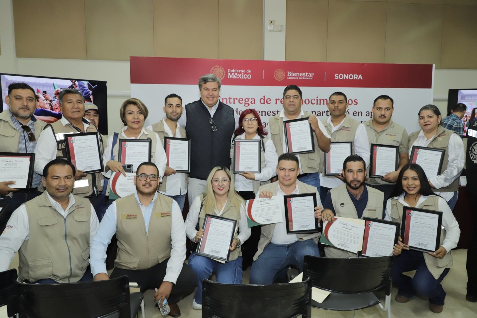 Reconocen en Sonora a Servidores de la Nación y Promotores por apoyo en censos tras afectaciones por lluvias en el estado de Hidalgo