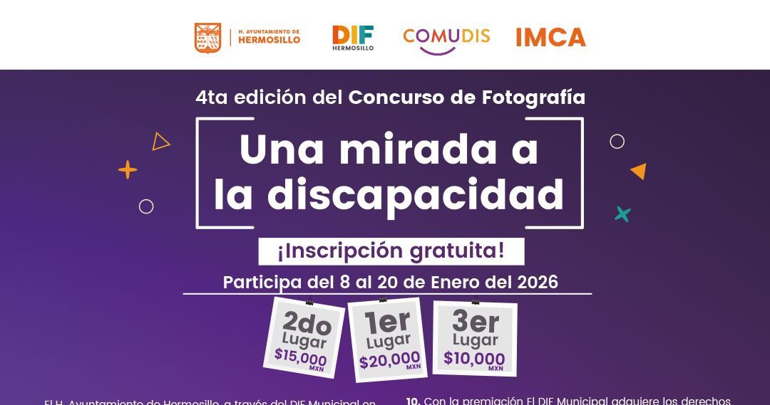 Exhortan a participar en el concurso de fotografía “Una Mirada a la Discapacidad”