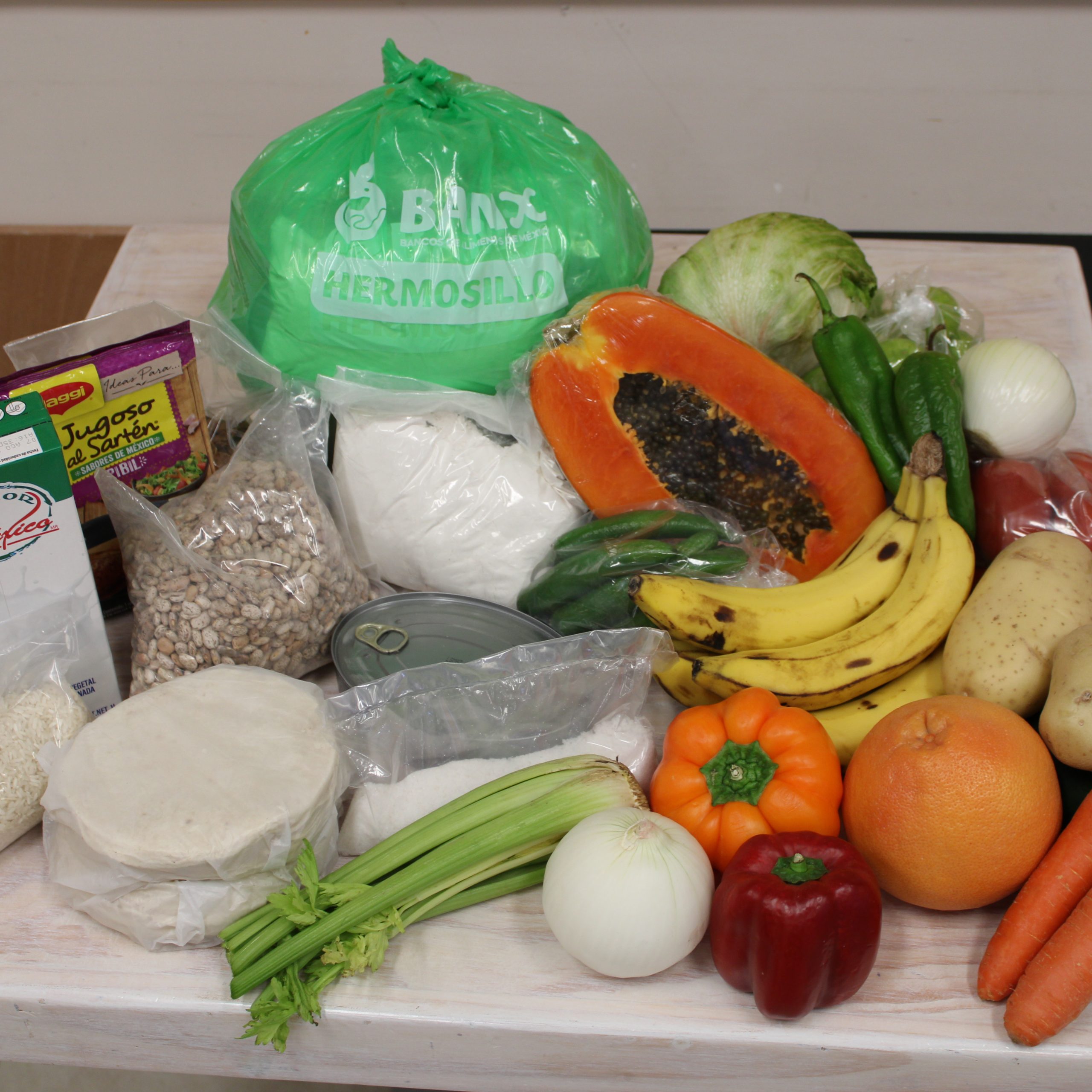 Ofrece Banco de Alimentos de Hermosillo paquetes nutricionales para aliviar cuesta de enero