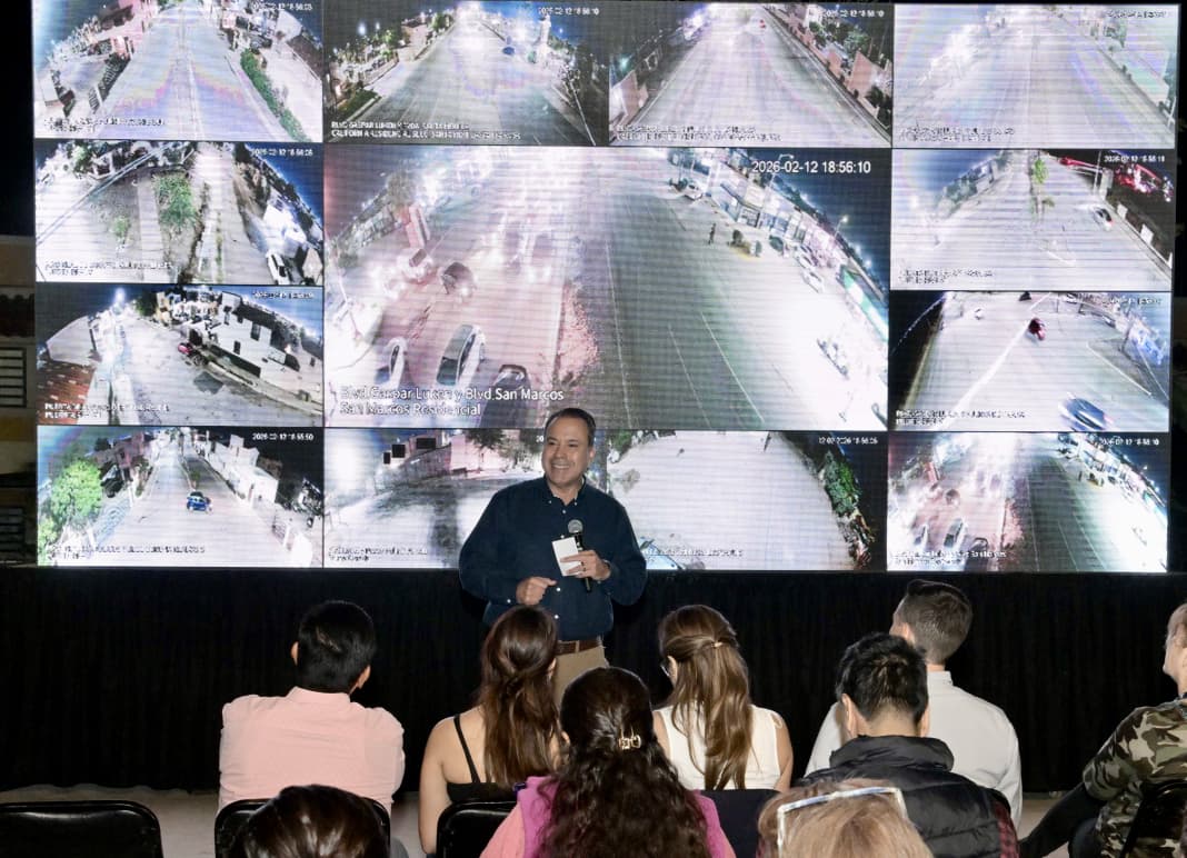 vanza Toño Astiazarán blindaje de Hermosillo con instalación de 19 nuevas cámaras de videovigilancia