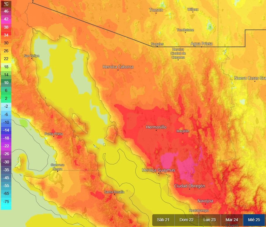 Pronostica Protección Civil tardes calurosas y amaneceres fríos en Sonora