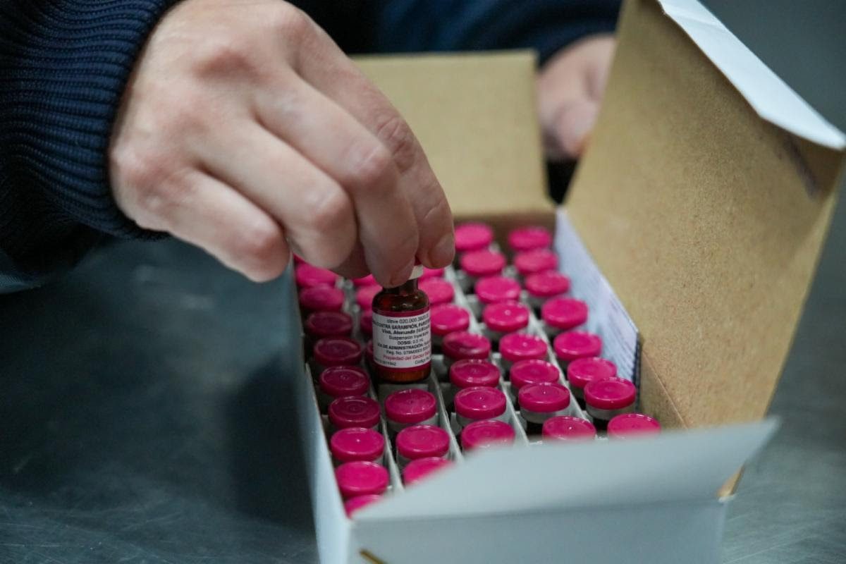 Recibe Sonora 180 mil dosis de vacunas contra el sarampión para reforzar esquemas