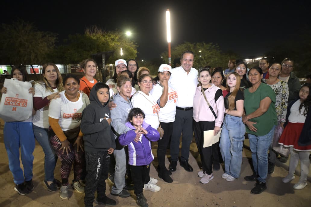 Refuerza Toño Astiazarán seguridad de familias de La Cholla con corredor Camina Segura 103