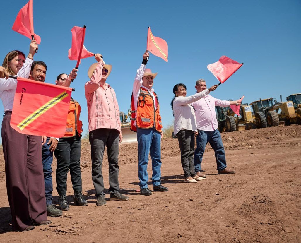 Da Gobernador banderazo a obra de Libramiento Navojoa; transformará conectividad en el sur