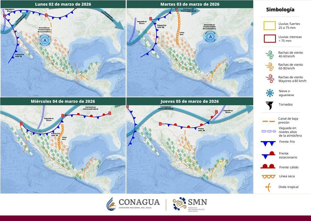 Prevé Protección Civil un ligero descenso de temperaturas por frente frío en Sonora