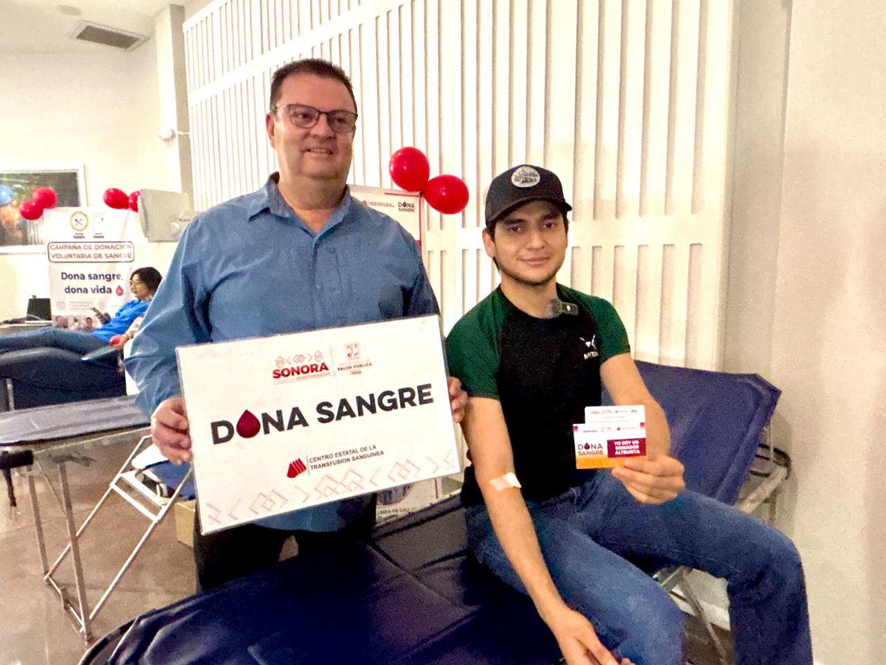 Regala sector minero de Sonora esperanza de vida a 300 personas con la donación de sangre
