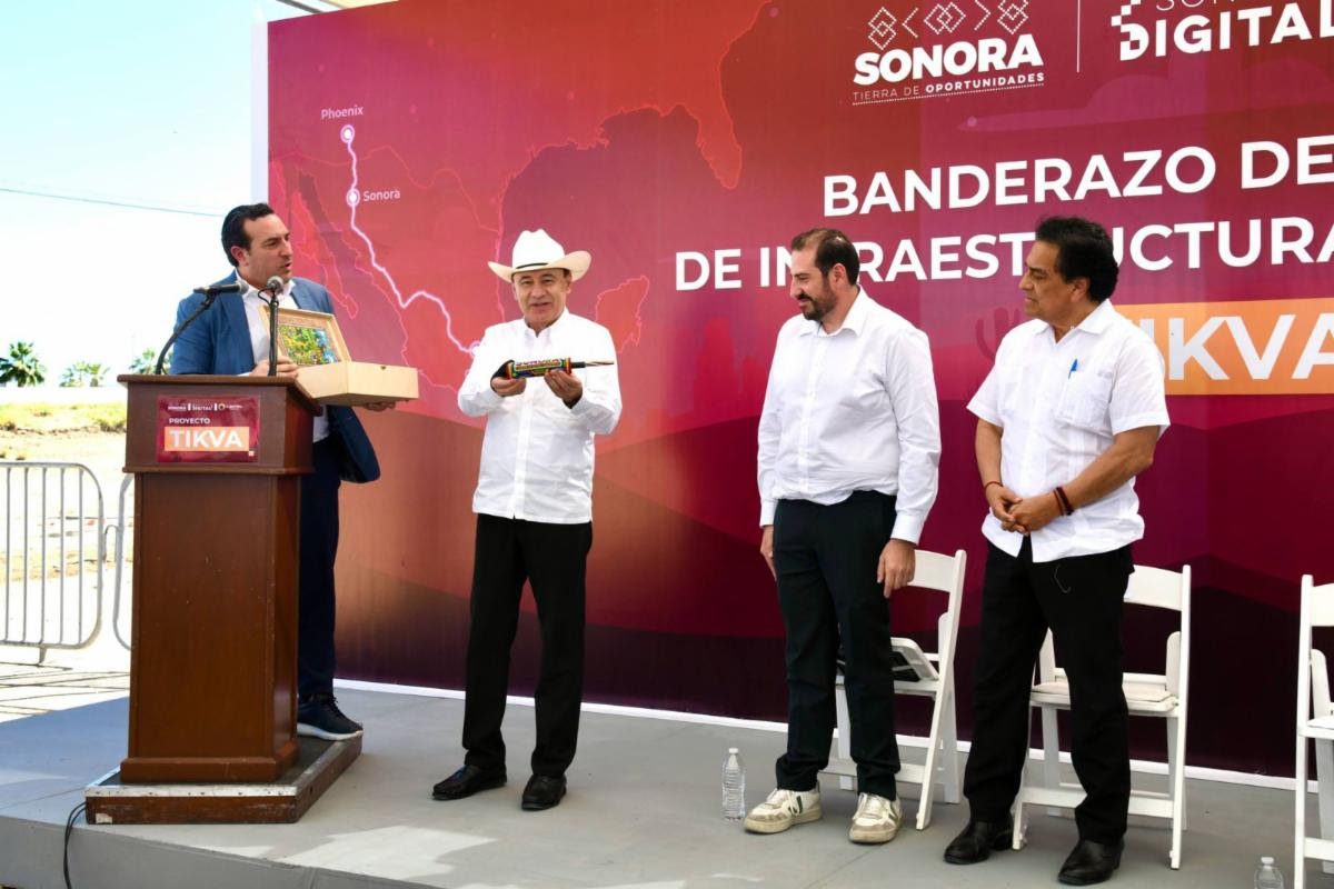 Arranca Durazo obra de conectividad digital binacional con inversión de mil 250 millones