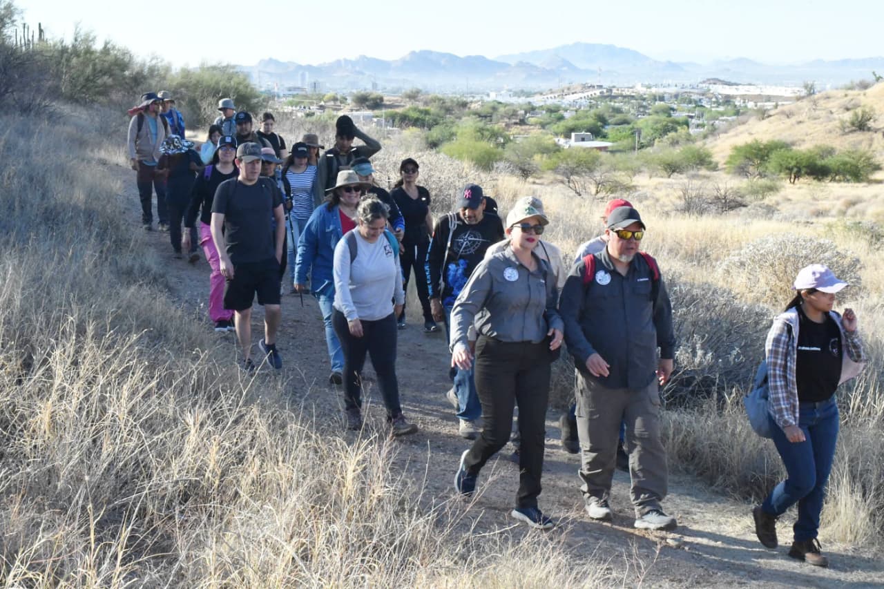 Reciben Gobierno Municipal y colectivos ambientalistas a la primavera en el Cerro Johnson