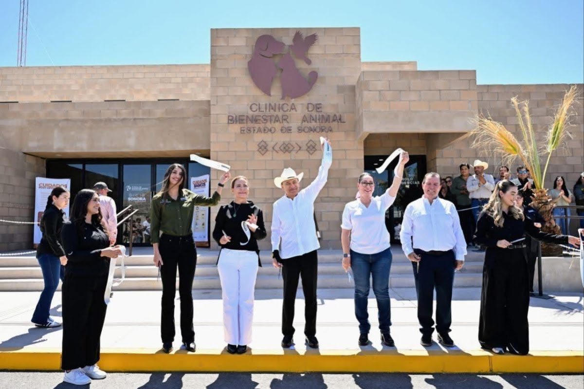 Cumple Gobernador Durazo compromiso con primera Clínica Pública de Bienestar Animal en Sonora