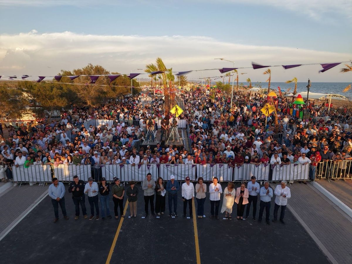 Detona Gobernador Durazo nuevo polo turístico en Empalme con Malecón El Cochórit