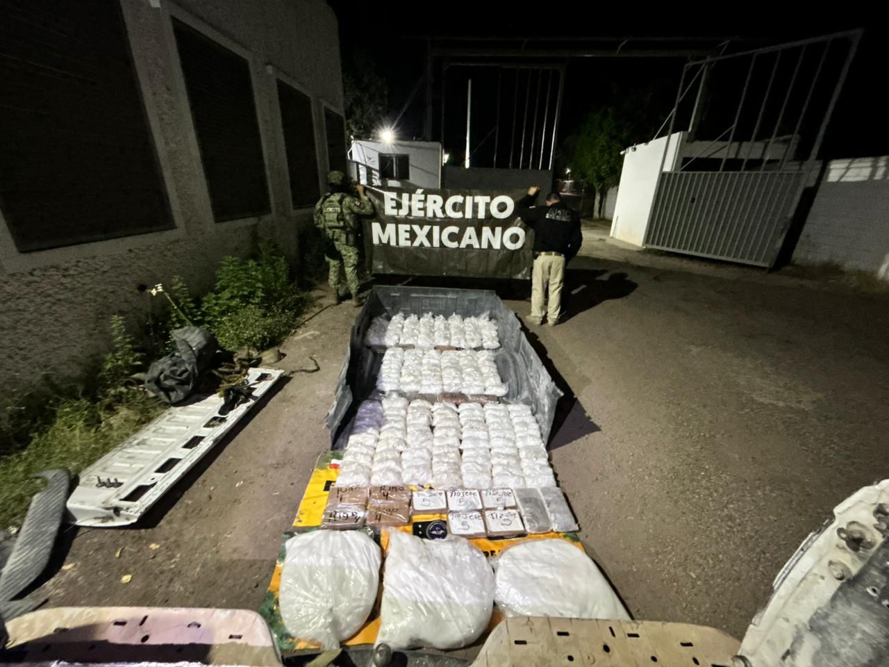 Decomisa Ejército más de 149 kilos de presunta droga en Cajeme