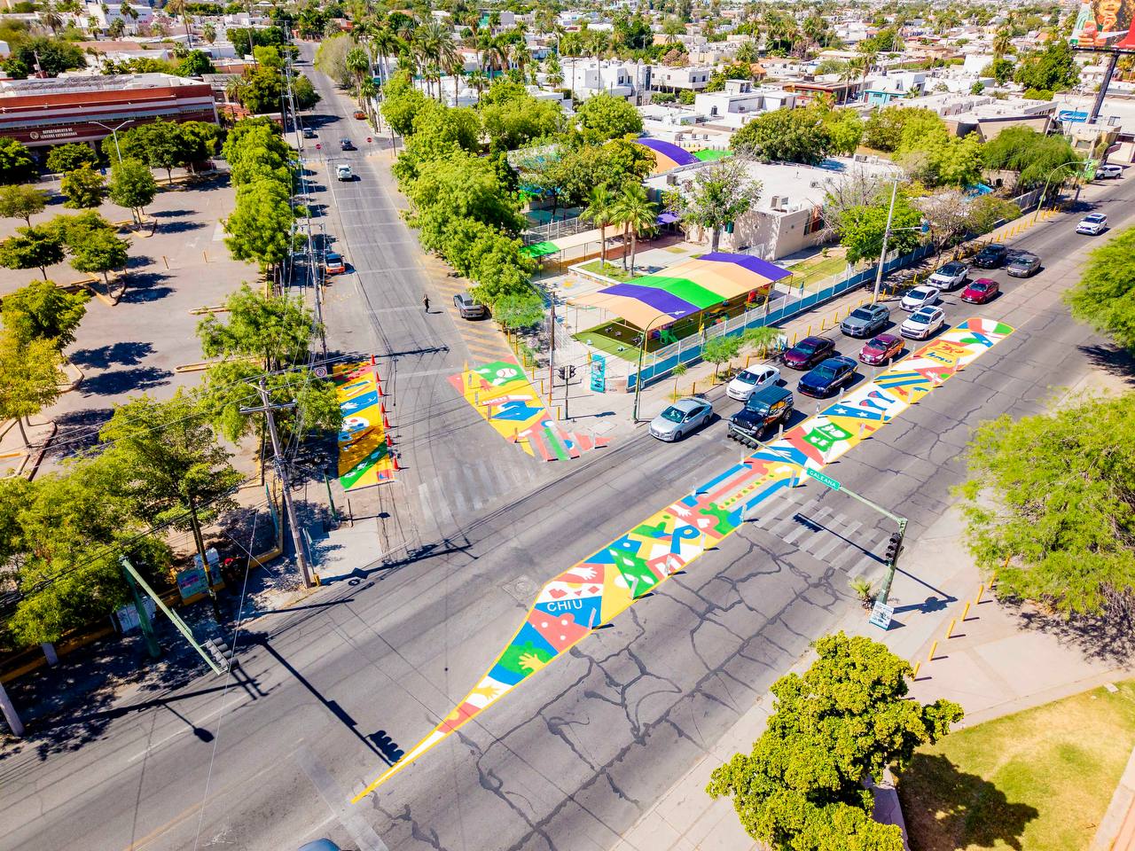 Transforman comunidad artística y Ayuntamiento intersección del Centro Histórico
