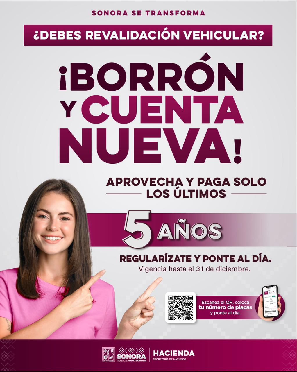 Condona Gobernador Durazo adeudos vehiculares de más de cinco años