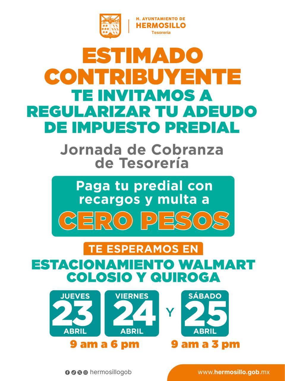 Otorgará Tesorería facilidades para el pago de predial  