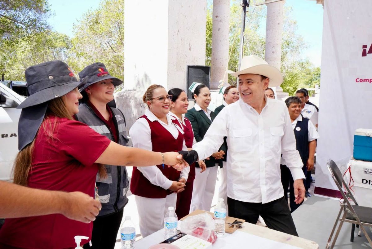 Refuerza  Gobernador Durazo transporte y salud en Cajeme