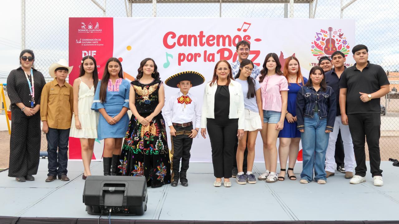 Realiza Ayuntamiento de Guaymas eliminatoria del concurso “Cantemos por la paz”