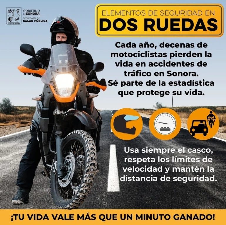 Llama Gobierno de Sonora a prevenir accidentes viales en periodo de asueto