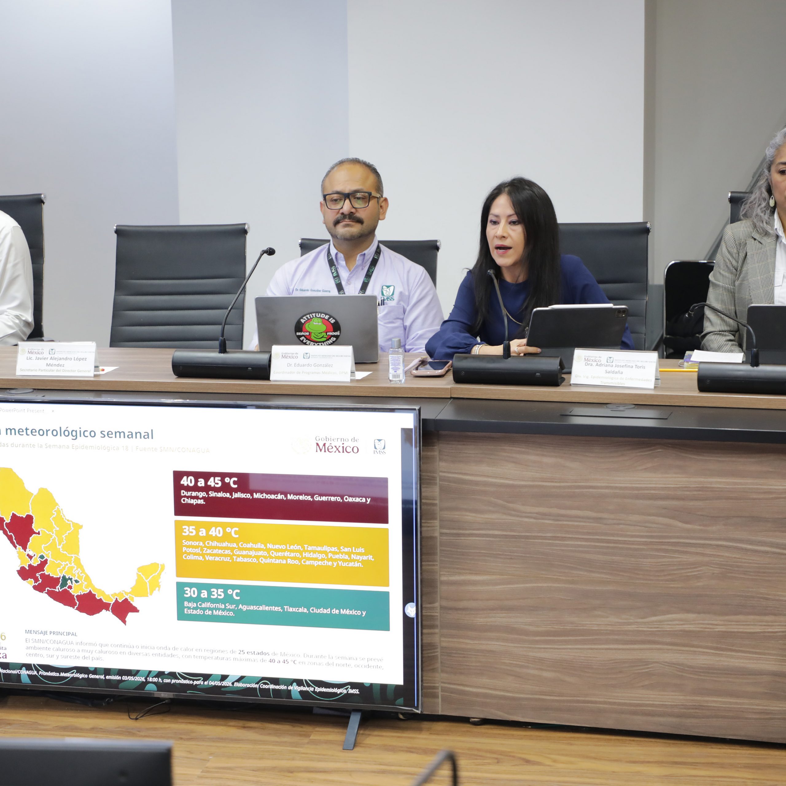 Se prepara IMSS para atender casos por altas temperaturas