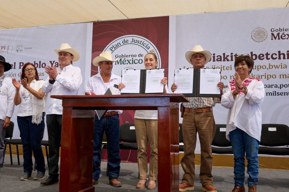 Consolidan Durazo y Sheinbaum justicia histórica para el Pueblo Yaqui
