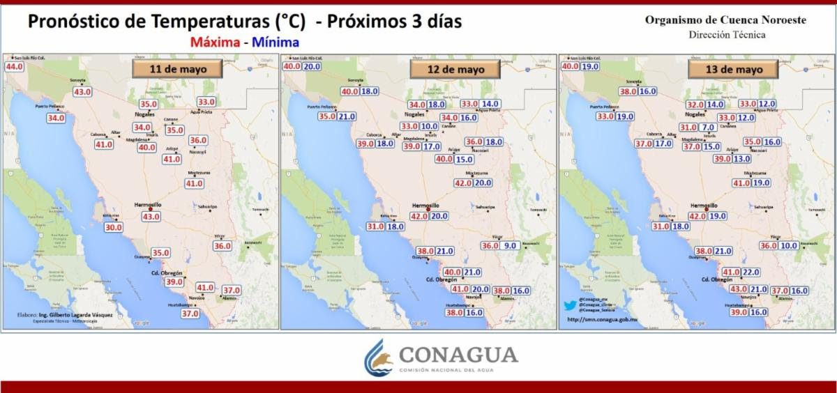 Pronostica CEPC continuidad de la ola de calor en Sonora