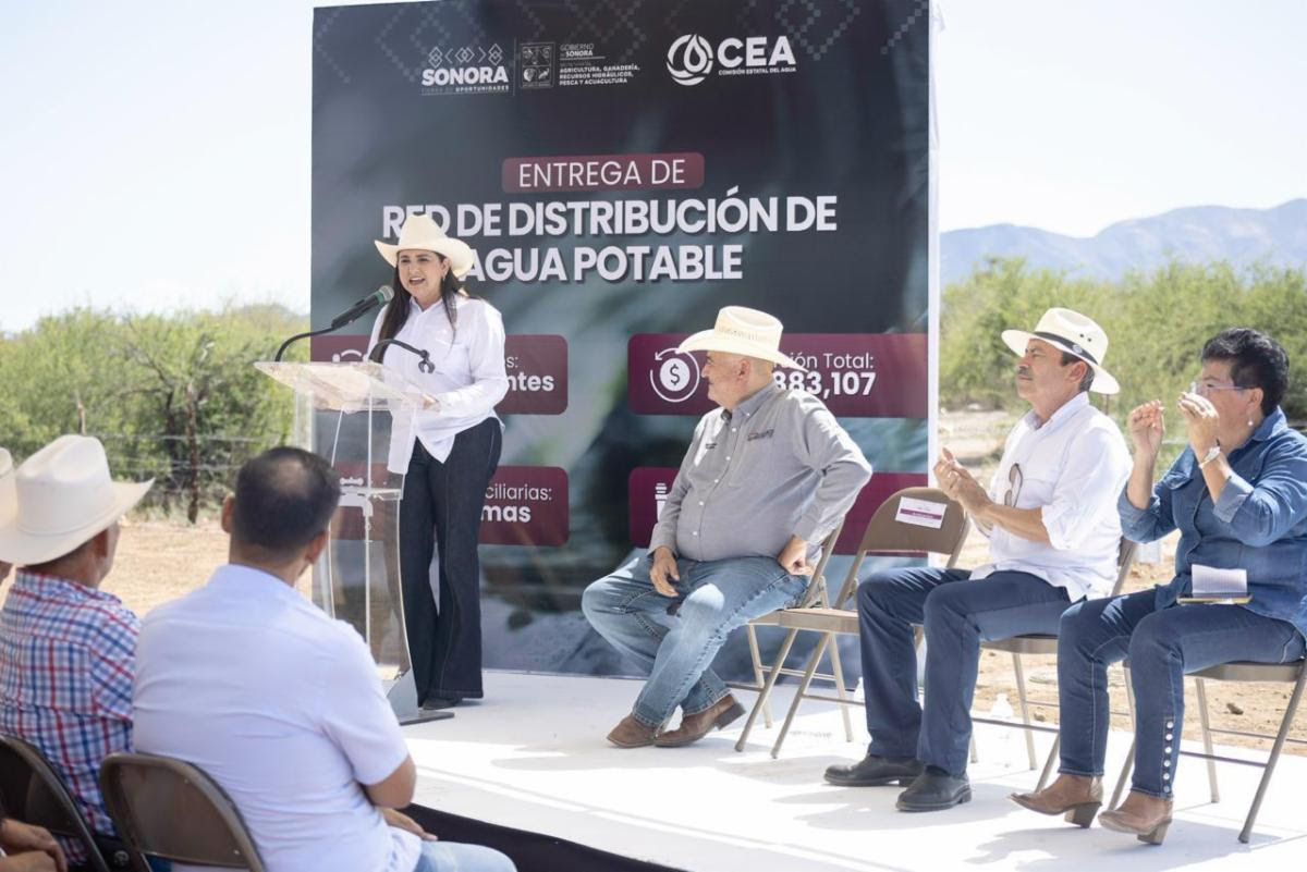 Mejora Gobierno de Sonora acceso al agua en Divisaderos con nueva red de distribución