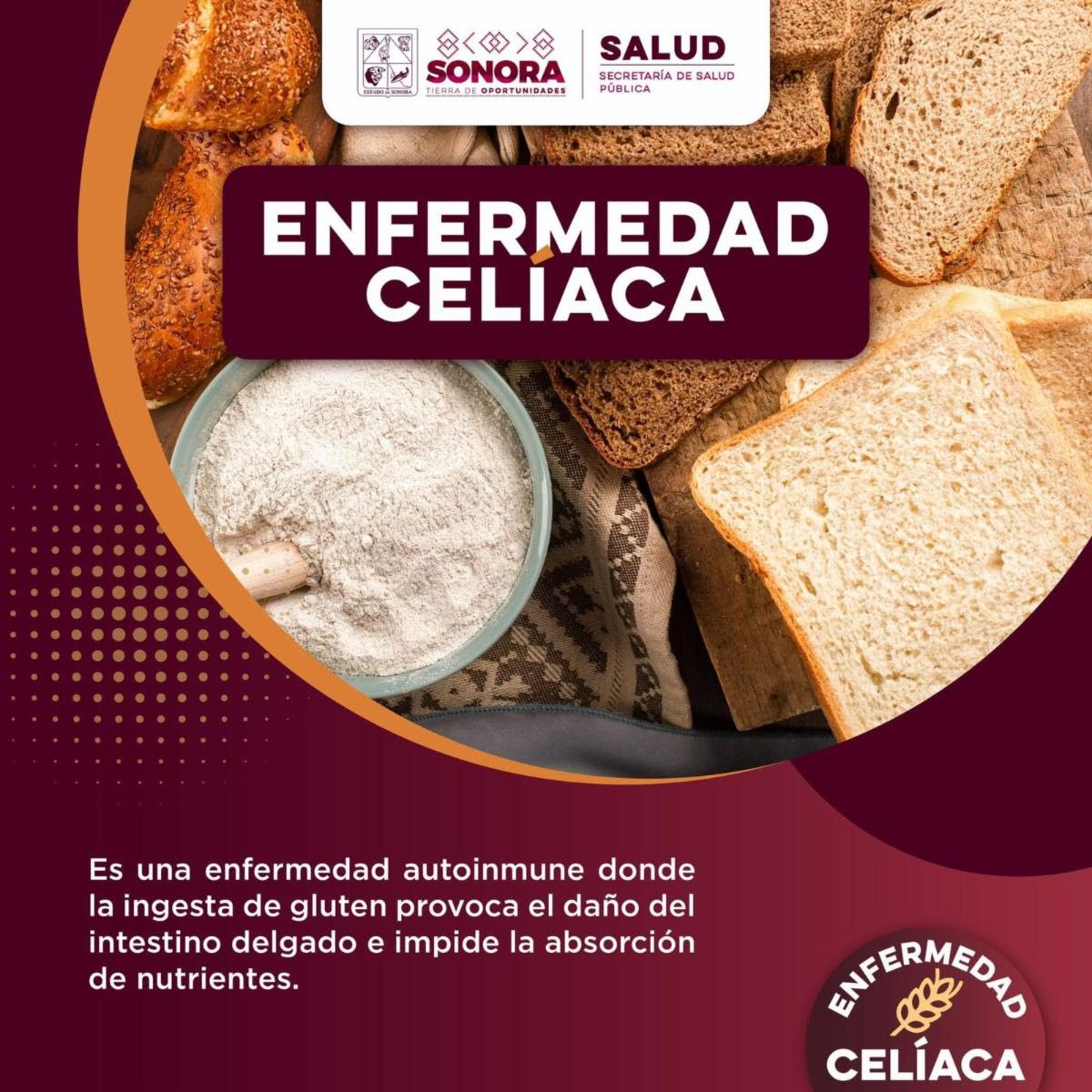 Exhorta Salud Sonora a concientizar sobre la enfermedad celíaca
