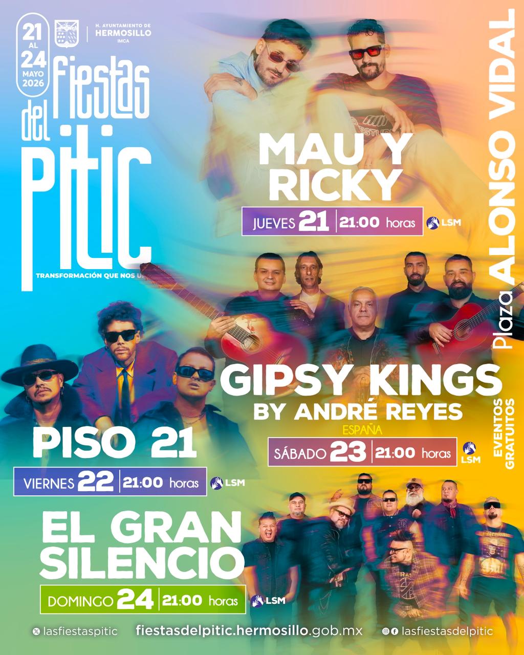 Invita Alcalde a disfrutar programa artístico y cultural de Fiestas del Pitic