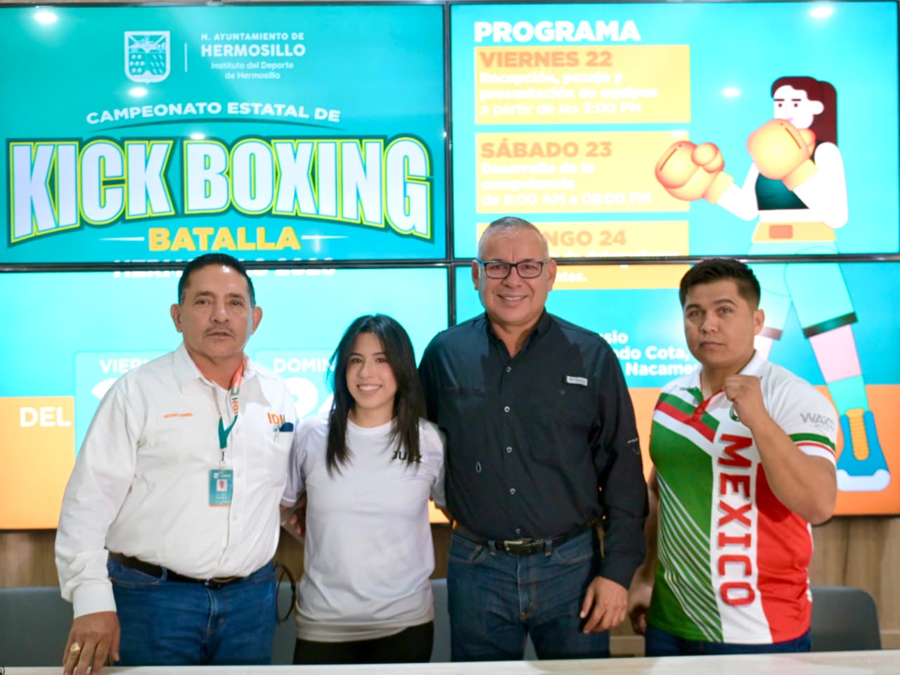 Invita IDH al Torneo Estatal de Kickboxing, Batalla Hermosillo 2026