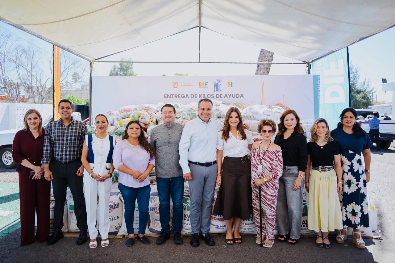 Beneficia Toño Astiazarán a 61 asociaciones con más de 6 toneladas de alimentos
